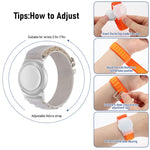 สายรัดข้อมือไนลอนสำหรับ AirTag รุ่นที่ 2 / AirTag รุ่นที่ 1 พร้อมเคสป้องกันการสูญหาย