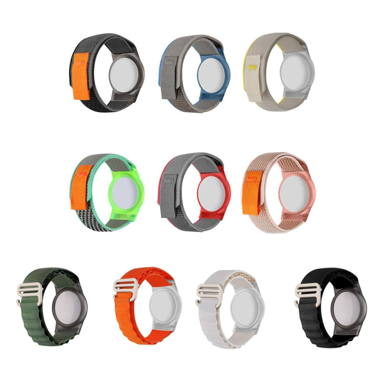 สายรัดข้อมือไนลอนสำหรับ AirTag รุ่นที่ 2 / AirTag รุ่นที่ 1 พร้อมเคสป้องกันการสูญหาย