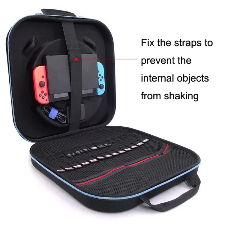 กระเป๋าเก็บแหวนฟิตเนสคู่สำหรับ Nintendo Switch EVA แข็งแบบพกพา อุปกรณ์เสริมสำหรับเครื่องหลัก, GH1872