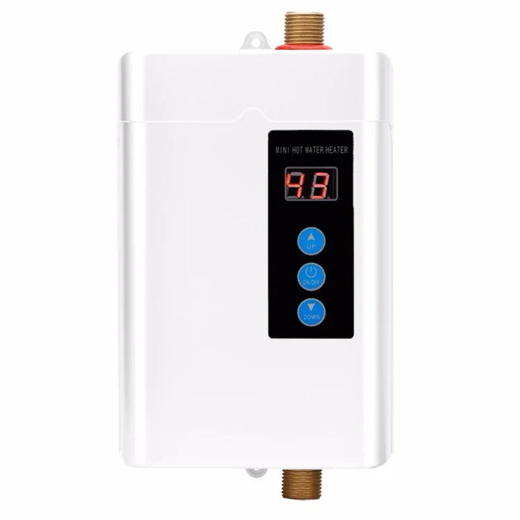 เครื่องทำน้ำอุ่นไฟฟ้าพร้อมรีโมทควบคุม ปรับอุณหภูมิได้ ปลั๊ก US 3000W, ปลั๊ก UK 3000W, ปลั๊ก EU 4000W, ปลั๊ก AU 4000W