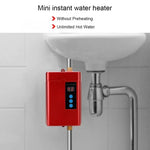 เครื่องทำน้ำอุ่นไฟฟ้าพร้อมรีโมทควบคุม ปรับอุณหภูมิได้ ปลั๊ก US 3000W, ปลั๊ก UK 3000W, ปลั๊ก EU 4000W, ปลั๊ก AU 4000W