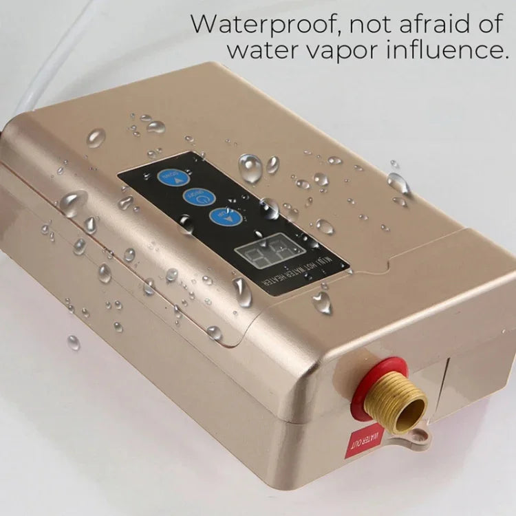 เครื่องทำน้ำอุ่นไฟฟ้าพร้อมรีโมทควบคุม ปรับอุณหภูมิได้ ปลั๊ก US 3000W, ปลั๊ก UK 3000W, ปลั๊ก EU 4000W, ปลั๊ก AU 4000W