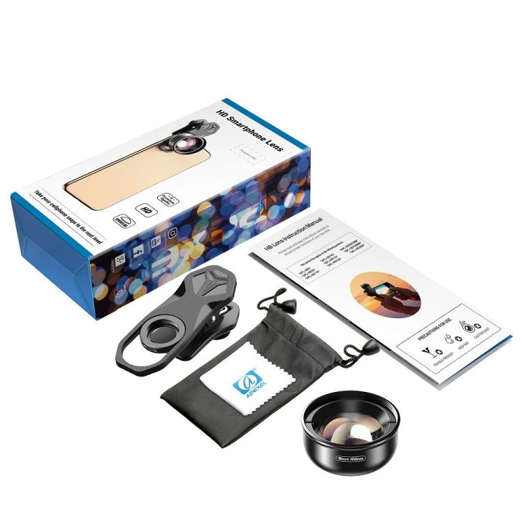 APEXEL APL-HB100MM เลนส์แมลงและเครื่องประดับ HD 100 ไมโคร ภายนอกโทรศัพท์มือถือ, APL-HB100MM