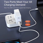 LDNIO A2620C ที่ชาร์จโทรศัพท์แท็บเล็ตอเนกประสงค์ 65W พอร์ต Type-C/USB-C ชาร์จเร็ว ปลั๊ก EU 65W, ปลั๊ก UK 65W, ปลั๊ก US 65W