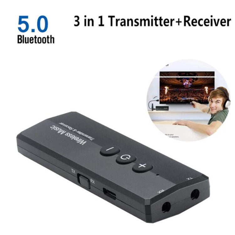 อะแดปเตอร์ 3 ใน 1 Bluetooth 5.0 สำหรับทีวีและคอมพิวเตอร์ รับส่งสัญญาณเสียงไร้สาย, ZF-360