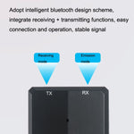 อะแดปเตอร์ 3 ใน 1 Bluetooth 5.0 สำหรับทีวีและคอมพิวเตอร์ รับส่งสัญญาณเสียงไร้สาย, ZF-360