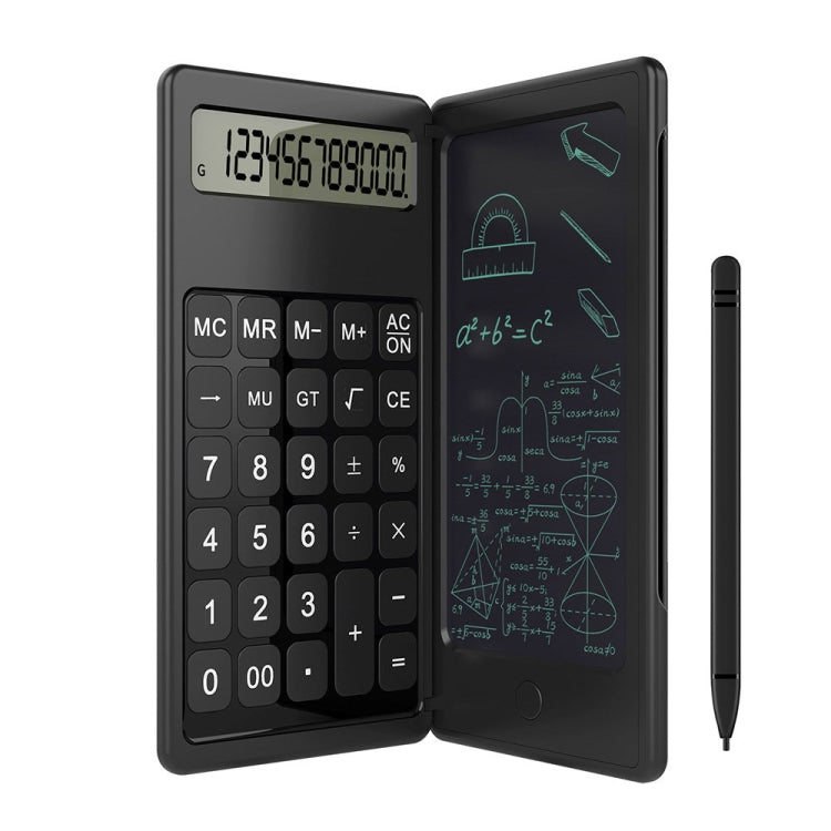 6 inch Learning Business Office Portable Foldable LCD Writing Board Calculator, Basic Model, Function Model