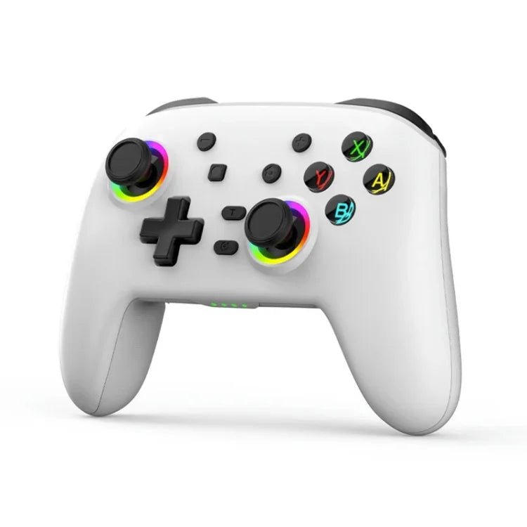 จอยเกมสั่นไร้สายบลูทูธสำหรับ Nintendo Switch/Switch PRO, สีดำทอง, ขาวเขียว, ดำ, ขาว