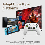 จอยเกมสั่นไร้สายบลูทูธสำหรับ Nintendo Switch/Switch PRO, สีดำทอง, ขาวเขียว, ดำ, ขาว