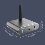 ตัวรับสัญญาณเสียง Bluetooth 5.2 3.5MM AUX Coaxial Fiber APTX HD อะแดปเตอร์ Bluetooth, D300