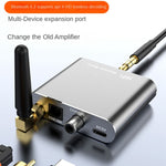 ตัวรับสัญญาณเสียง Bluetooth 5.2 3.5MM AUX Coaxial Fiber APTX HD อะแดปเตอร์ Bluetooth, D300