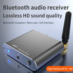 ตัวรับสัญญาณเสียง Bluetooth 5.2 3.5MM AUX Coaxial Fiber APTX HD อะแดปเตอร์ Bluetooth, D300