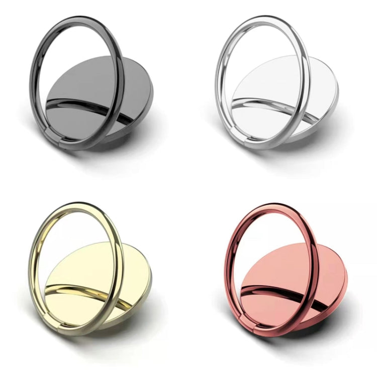 Full Metal Bracket 360 Degree Rotating Magnetic Phone Ring Buckle, 1pcs