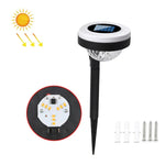 โคมไฟเสียบพื้นกลางแจ้งพลังงานแสงอาทิตย์ LED แสงสองแหล่ง รุ่น JG04801 ไฟสี, JG04802 ไฟสี, JG04803 เปลวไฟ, JG04804 เปลวไฟ