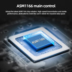 M2 M-EKY PCIE3.0 เป็น SATA6G การ์ดขยายการถ่ายโอน 6 พอร์ต อะแดปเตอร์ขยายฮาร์ดดิสก์, 6 พอร์ต