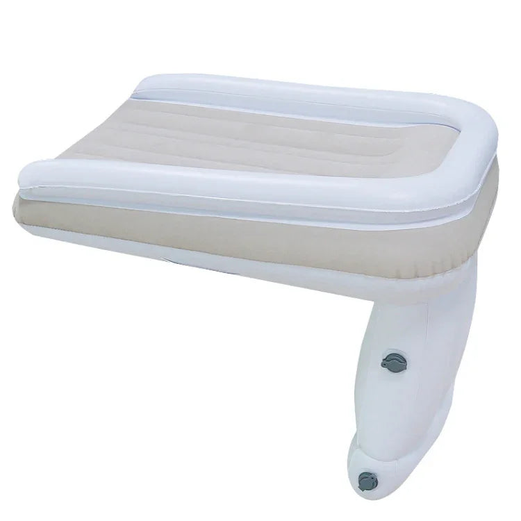 Outdoor Travel Baby Inflatable Bed Children Car Rear Folding Bed Aircraft Inflatable Mattress, Gray, Gray+Seat Belt, Gray+Inflator, Gray+Storage Bag, Gray+Inflator+Storage Bag+Seat Belt, Gray+CN Plug Inflatable Pump+Storage Bag+Seat Belt