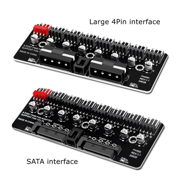 ตัวขยายพัดลม PWM สำหรับพัดลม CPU คอมพิวเตอร์, PH35D
