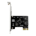 การ์ดขยาย PCIE 2 พอร์ต SATA 3.0 6Gbps สำหรับเคสคอมพิวเตอร์เดสก์ท็อป