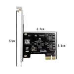 การ์ดขยาย PCIE 2 พอร์ต SATA 3.0 6Gbps สำหรับเคสคอมพิวเตอร์เดสก์ท็อป