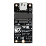 กล่องฮาร์ดดิสก์ M.2 NVME การ์ดถ่ายโอน ชิป RTL9210B Type-C / USB-C USB3.1 Gen2 10Gbps