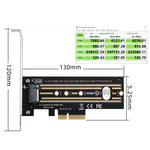 การ์ดขยาย M.2 Riser 2 ชิ้น NVMe SSD เป็น PCI-E X4 4.0 GEN4