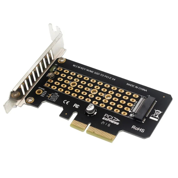 การ์ดถ่ายโอน NVME 5 ชิ้น M.2 เป็น PCIE3.0/4.0 ความเร็วเต็ม X4 การ์ดขยาย แบบเต็มความสูงและครึ่งความสูง