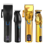 ชุดเครื่องตัดผมไฟฟ้าสำหรับผู้ชาย เครื่องตัดแต่งทรงผมไฟฟ้า, รุ่น LM-2027 2 ใน 1 (สีดำ), รุ่น LM-2027 2 ใน 1 (สีทอง)