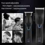 ชุดเครื่องตัดผมไฟฟ้าสำหรับผู้ชาย เครื่องตัดแต่งทรงผมไฟฟ้า, รุ่น LM-2027 2 ใน 1 (สีดำ), รุ่น LM-2027 2 ใน 1 (สีทอง)
