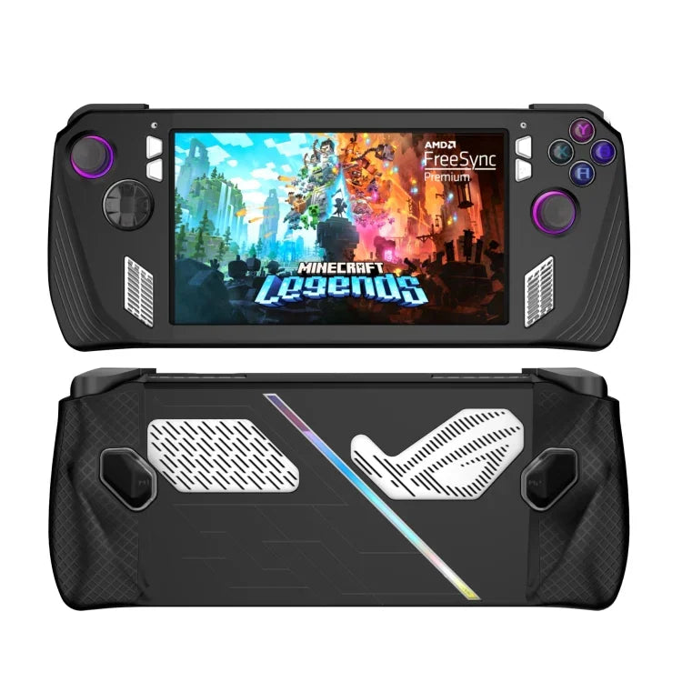 ซิลิโคนเคสกันกระแทกสำหรับเครื่องเล่นเกม ASUS ROG Ally, ซิลิโคนเคสสีดำ