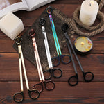 เครื่องมือเทียนหอม ที่ตัดไส้เทียน สีไทเทเนียมหลากสี สีดำ สีเงิน สีทอง สีโรสโกลด์