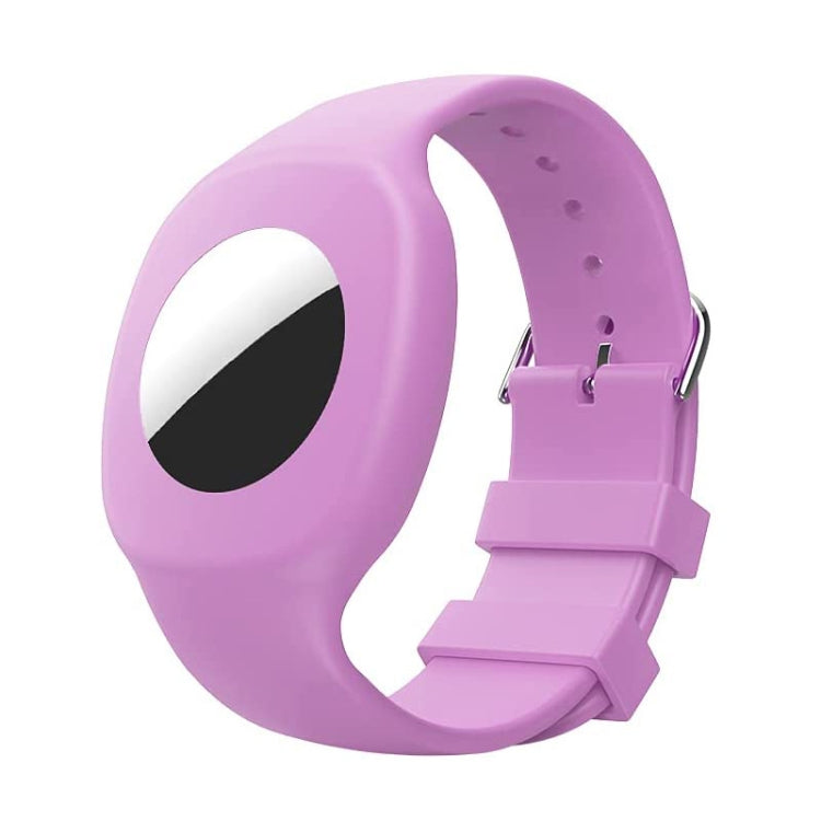 สายรัดนาฬิกาซิลิโคนสำหรับเด็กสำหรับ AirTag รุ่นที่ 2 / AirTag รุ่นที่ 1 พร้อมเคสป้องกัน