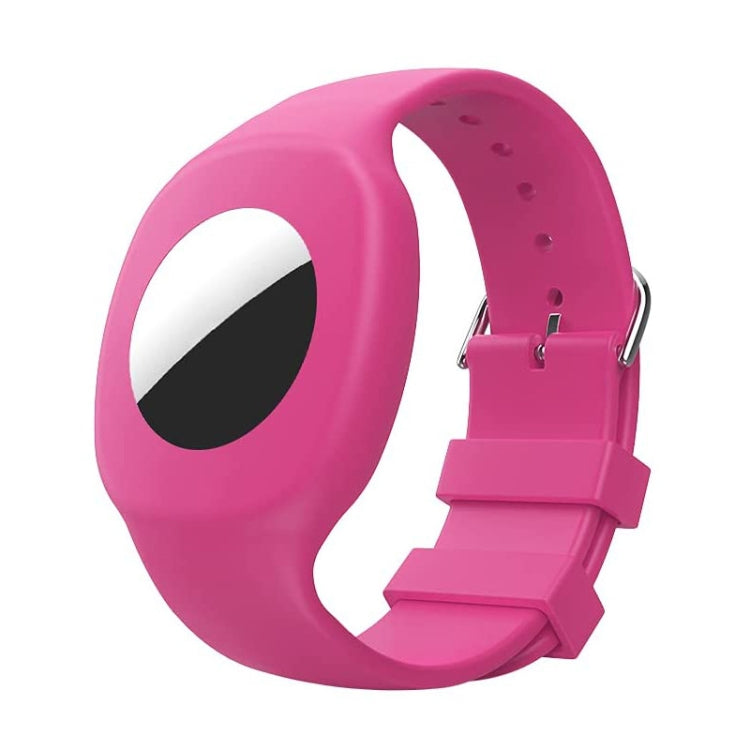 สายรัดนาฬิกาซิลิโคนสำหรับเด็กสำหรับ AirTag รุ่นที่ 2 / AirTag รุ่นที่ 1 พร้อมเคสป้องกัน