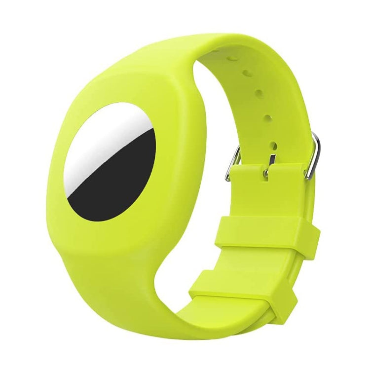 สายรัดนาฬิกาซิลิโคนสำหรับเด็กสำหรับ AirTag รุ่นที่ 2 / AirTag รุ่นที่ 1 พร้อมเคสป้องกัน