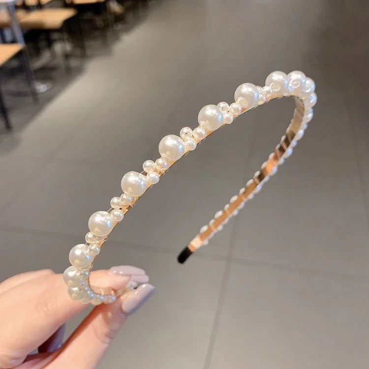 ที่คาดผมไข่มุกหวานสไตล์ย้อนยุค เครื่องประดับผมอเนกประสงค์ 1A, 2B, 3C, 4, 5, 6, 7, 8, 9, 10, 11, 12, 13, 14, 15, 16, 17, 18, 19, 20