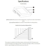 เครื่องวัดแบตเตอรี่ลิเธียมสำหรับเครื่องบินรุ่น ISDT 1-8S, ISDT BG-8S