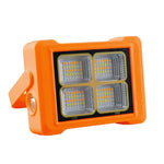 ไฟสปอร์ตไลท์พลังงานแสงอาทิตย์แบบพกพา ไฟฉายฉุกเฉิน 144 หลอด LED