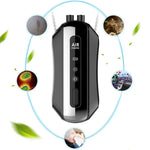 เครื่องฟอกอากาศไอออนลบแบบพกพา สำหรับแขวนคอในบ้าน สไตล์โซ่ (สีขาว), สไตล์โซ่ (สีดำ), สไตล์เชือก (สีขาว), สไตล์เชือก (สีดำ)