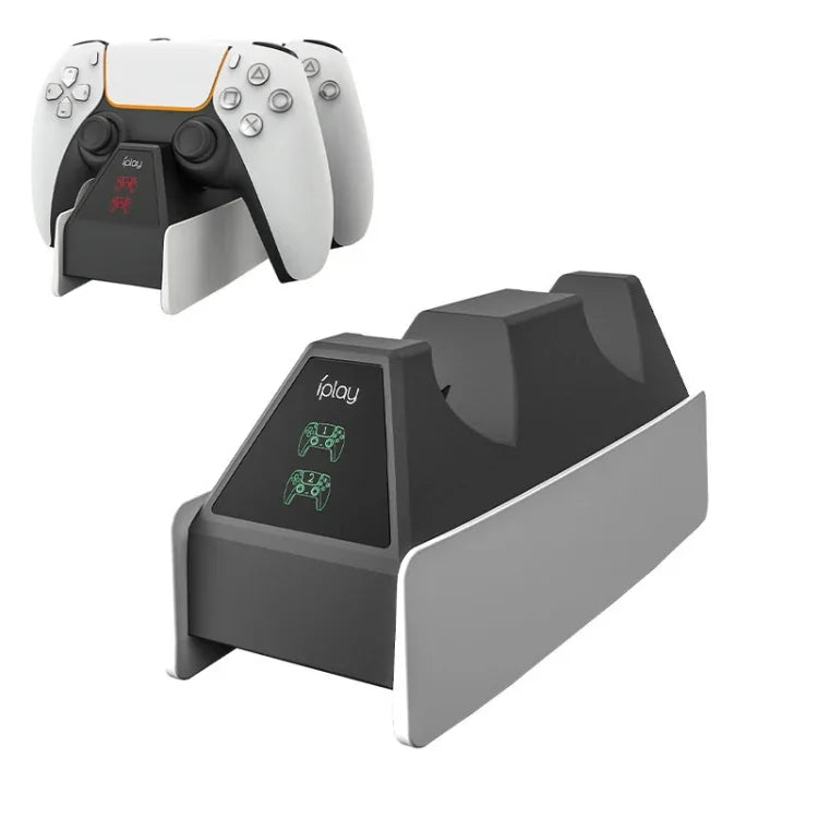 iplay HBP-260 สำหรับที่ชาร์จจอยจับ PS5 ที่นั่งชาร์จจอยจับเกมไฟฟ้า ชาร์จเร็ว, HBP-260