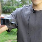 ไมโครโฟนคอเสื้อ Sunnylife MC490 สำหรับกล้องบันทึกภาพเคลื่อนไหว Wheat, สำหรับ DJI Action3/2, สำหรับ Insta360 ONE RS, สำหรับ Insta360 ONE X2/X3/1 inch 360 Edition