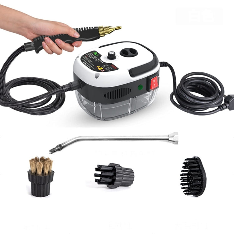 เครื่องทำความสะอาดด้วยไอน้ำแรงดันสูงและอุณหภูมิสูง 2500W สำหรับครัว ห้องน้ำ และเฟอร์นิเจอร์ สีขาว ปลั๊ก UK 220V