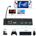 สำหรับฐานชาร์จ ROG ALLY สถานีเชื่อมต่อมัลติฟังก์ชัน 6-in-1 เวอร์ชัน