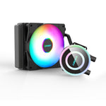 EVESKY พัดลมระบายความร้อน CPU แบบน้ำ RGB พร้อมฮีทซิงค์และเรเดียเตอร์ในตัว ขนาด 120 มม. สีสันสดใส, 120 มม. RGB, 240 มม., 360 มม.