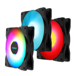 EVESKY พัดลมระบายความร้อน CPU แบบน้ำ RGB พร้อมฮีทซิงค์และเรเดียเตอร์ในตัว ขนาด 120 มม. สีสันสดใส, 120 มม. RGB, 240 มม., 360 มม.