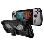 สำหรับเคสซอฟต์ TPU พร้อมขาตั้งเกมคอนโซล Asus ROG Ally, TPU สีดำ, TPU สีขาว