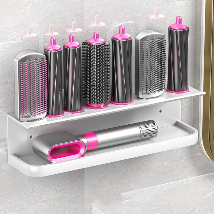 ชั้นวางติดผนังสำหรับ Dyson Airwrap, แบบ A สีดำทอง, แบบ B สีดำทอง, แบบ A สีดำ, แบบ B สีดำ, แบบ C พับลง, แบบ C พับขึ้น