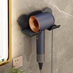 ที่วางเครื่องเป่าผม Dyson ติดผนัง ชั้นวางในห้องน้ำ สีขาวเรียบง่าย สีดำเรียบง่าย สีเทาเรียบง่าย สีขาวอัพเกรด สีดำอัพเกรด สีเทาอัพเกรด