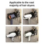 ที่วางเครื่องเป่าผม Dyson ติดผนัง ชั้นวางในห้องน้ำ สีขาวเรียบง่าย สีดำเรียบง่าย สีเทาเรียบง่าย สีขาวอัพเกรด สีดำอัพเกรด สีเทาอัพเกรด