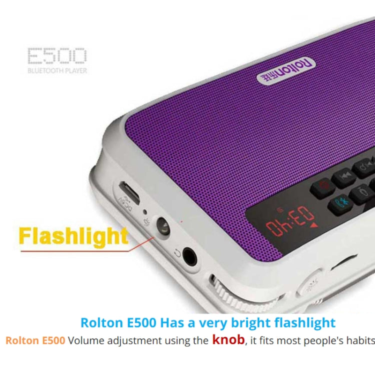 Rolton E500 ลำโพงบลูทูธ 2.1 ช่อง พร้อมไมโครโฟนในตัว รองรับวิทยุ FM