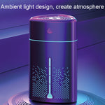 เครื่องเพิ่มความชื้นฟอกอากาศไอออนเงินแบบเสียบ USB เงียบ ไฟกลางคืนในบ้าน สีขาวชุบ สีเขียวชุบ สีขาว สีเขียว รูปเป็ด
