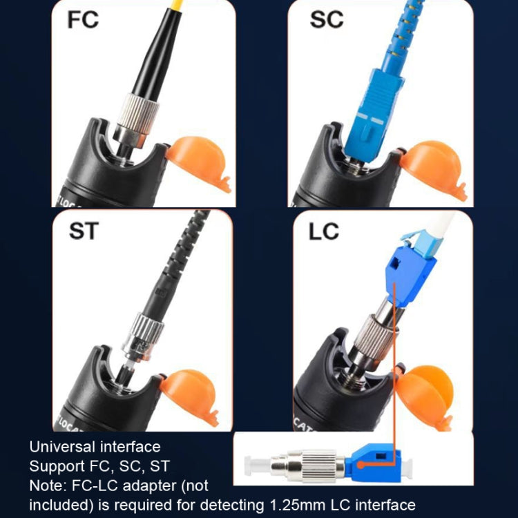 ปากกาทดสอบแสงไฟเบอร์ออปติกแสงสีแดง แหล่งกำเนิดแสงไฟเบอร์ออปติก 5MW, 10MW, 20MW, 30MW, 50MW